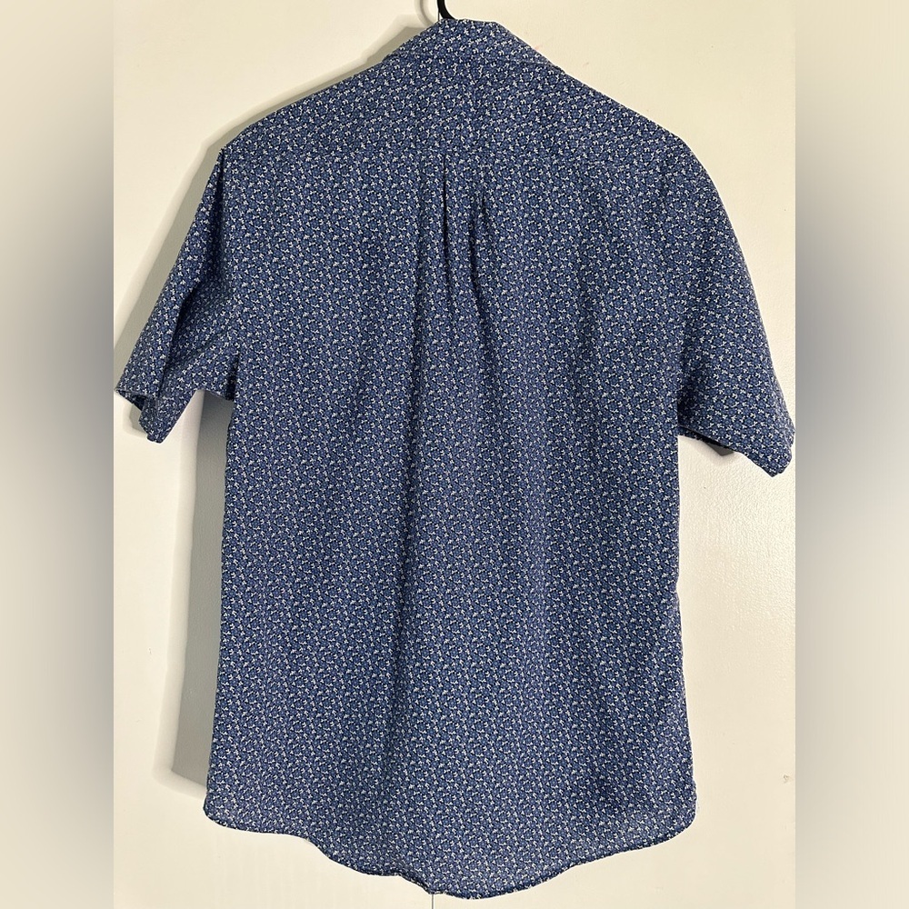Van Heusen slim flit floral button down size small - Picture 3 of 4